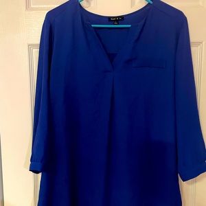 Woman’s large chiffon long sleeve shirt